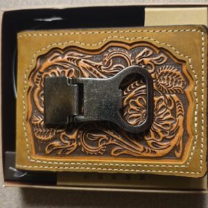 3D Belt Company- Leather Money Clip Wallet BNIB